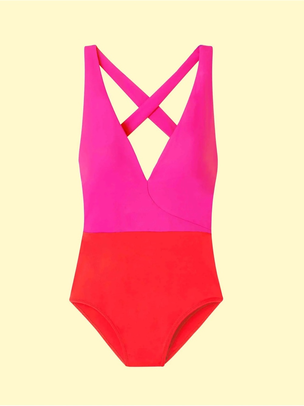 NEW Summersalt The Deep Dive One Piece Swimsuit in Lava & Hibiscus, size 2